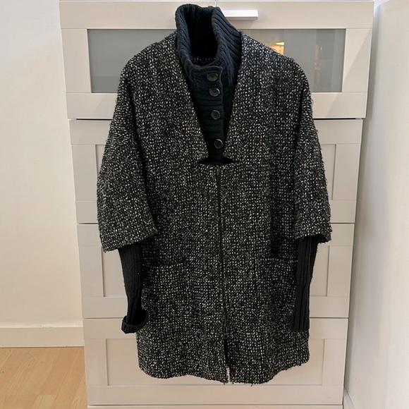 Maison Scotch winter jacket with sweater accents - Picture 1 of 10